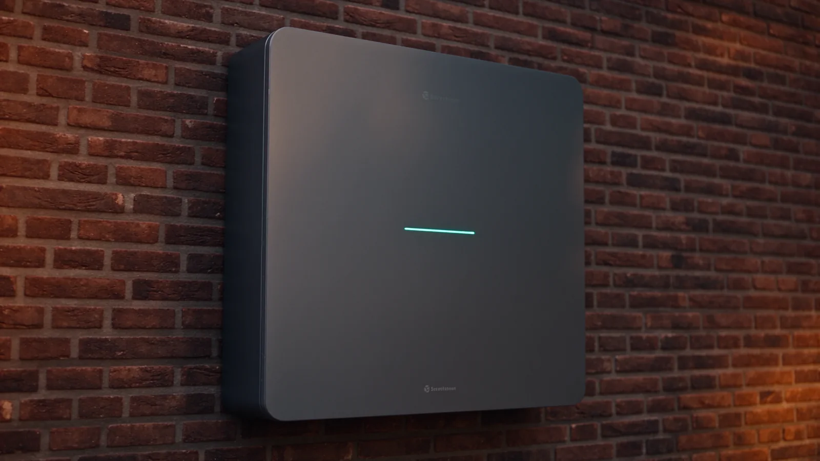 Illustratie van thuisbatterij bij een woning